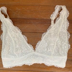 White Lacy Bralette